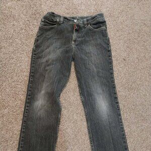 Wrangler Dark wash midrise bootcut denim jeans size 12 husky